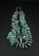 AMAZING Vintage Navajo Chunky Green Royston Turquoise Necklace 27 100g #172