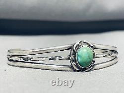 Awesome Vintage Navajo Royston Turquoise Sterling Silver Bracelet