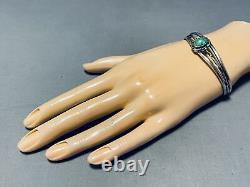 Awesome Vintage Navajo Royston Turquoise Sterling Silver Bracelet
