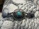 BEAUTIFUL! Vintage Navajo Turquoise Sterling Silver Cuff Bracelet'K Billah