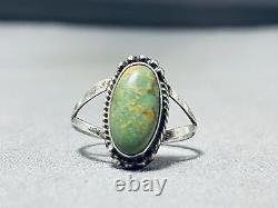 Beautiful Vintage Navajo Royston Turquoise Sterling Silver Ring