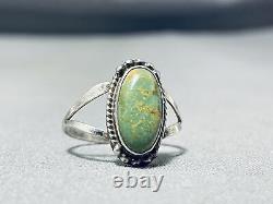 Beautiful Vintage Navajo Royston Turquoise Sterling Silver Ring