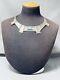 Best Vintage Navajo Cleopatra Sterling Silver Turquoise Necklace