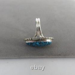 Classic Vintage Navajo Kingman Turquoise Sterling Silver Ring