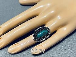 Fantastic Vintage Navajo Royston Turquoise Sterling Silver Ring