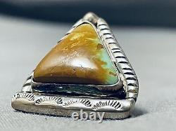 Important Kee Joe Benally Vintage Navajo Turquoise Sterling Silver Tie Tack