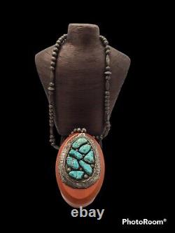 J Begay, Iron Eyes Cody, Peter Macdonal, Given To Someone Special Vtg Necklace