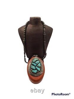 J Begay, Iron Eyes Cody, Peter Macdonal, Given To Someone Special Vtg Necklace