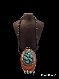 J Begay, Iron Eyes Cody, Peter Macdonal, Given To Someone Special Vtg Necklace