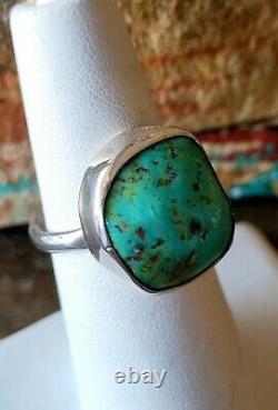 Lot of 7 TURQUOISE RING'S Vintage Retro Navajo Estate Southwest style Jewelry
