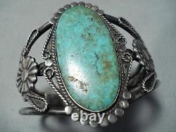 Museum Authentic Vintage Navajo Royston Turquoise Sterling Silver Bracelet