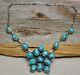 Native American Navajo Sterling Silver Turquoise Necklace