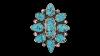 Navajo Adjustable Size Kingman Turquoise Ring By Geraldine Yazzie 21