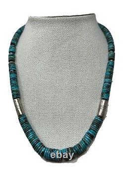 Navajo Kingman Turquoise Necklace, Vintage New
