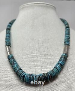 Navajo Kingman Turquoise Necklace, Vintage New
