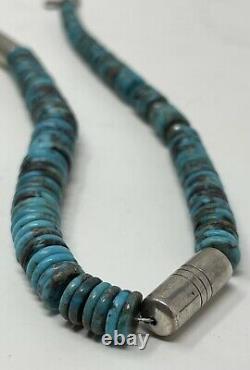 Navajo Kingman Turquoise Necklace, Vintage New