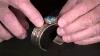 Navajo Silver With 14k Gold Kingman Turquoise Bracelet Will Denetdale 197