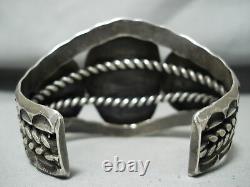 One Of The Best Ever Vintage Navajo Royston Turquoise Sterling Silver Bracelet