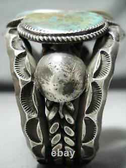 One Of The Best Ever Vintage Navajo Royston Turquoise Sterling Silver Bracelet