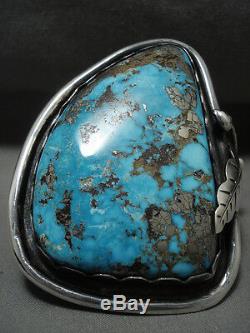 Pinnacle 166 Gram'monster Morenci' Turquoise Vintage Navajo Silver Bracelet
