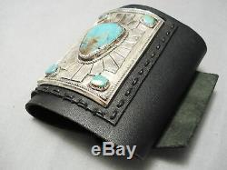 Quality Vintage Navajo Royston Turquoise Sterling Silver Ketoh Bracelet