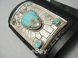 Quality Vintage Navajo Royston Turquoise Sterling Silver Ketoh Bracelet