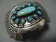 Remarkable Vintage Navajo Royston Turquoise Sterling Silver Bracelet Old