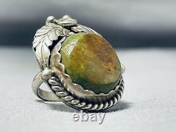 Sensational Vintage Navajo Royston Turquoise Sterling Silver Ring