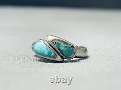 Sweet Vintage Navajo Royston Turquoise Sterling Silver Ring