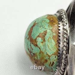 Travis Tutt Turquoise & Sterling Bracelet Vintage Navajo Signed