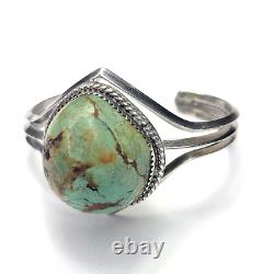 Travis Tutt Turquoise & Sterling Bracelet Vintage Navajo Signed