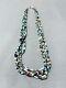 Very Intricate Vintage Navajo Turquoise Heishi Sterling Silver Necklace
