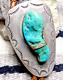 Vintage ABSTRACT TURQUOISE SOUTHWESTERN bolo sterling tribal stamping Navajo men