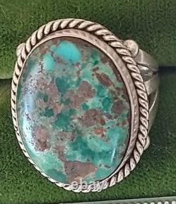 Vintage Beautiful Kingman Turquoise Sterling Silver Ring