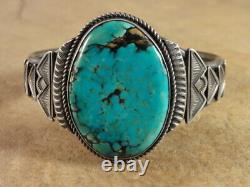 Vintage Harry Morgan Navajo Turquoise & Sterling Silver Bracelet