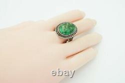 Vintage Native American Navajo Sterling Silver Turquoise Ring Size 7