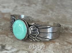 Vintage Native American Navajo Turquoise Sterling Silver LARGE, XL bracelet