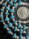 Vintage Navajo Blue Spiderweb Pyrite Turquoise Necklace 32 51g #268