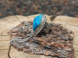 Vintage Navajo Jewelry Ring Turquoise Stones Size 9 Dead Pawn Native American