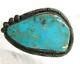 Vintage Navajo Native American Indian Turquoise Sterling Silver 925 Bolo Tie