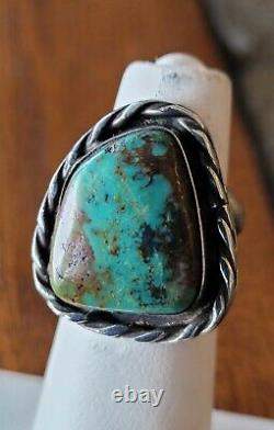 Vintage Navajo Native Sterling For scrap or REPAIR Turquoise RING JEWEL Lot of 8