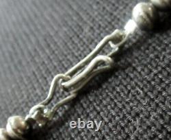 Vintage Navajo Sterling Necklace, Pendant 2 3/16, 20 Inches Necklace