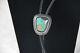Vintage Navajo Sterling Silver & Turquoise Bolo Tie by George Oliver Bennett
