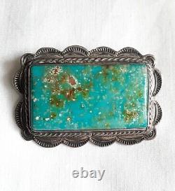 Vintage Navajo Sterling Silver & Turquoise brooch