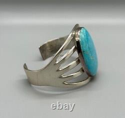 Vintage Navajo Sterling Silver and Turquoise Bracelet