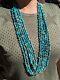 Vintage Navajo Turquoise Nugget Necklace Southwestern Artistry