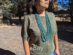 Vintage Navajo Turquoise Nugget Necklace Southwestern Artistry