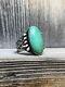 Vintage Navajo Turquoise Ring Size 5.5 Unsigned