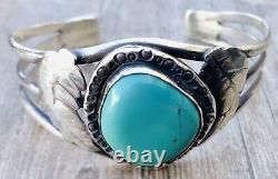 Vintage Navajo Turquoise & Sterling Silver Bracelet