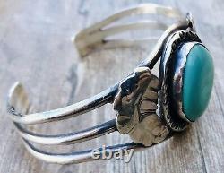 Vintage Navajo Turquoise & Sterling Silver Bracelet